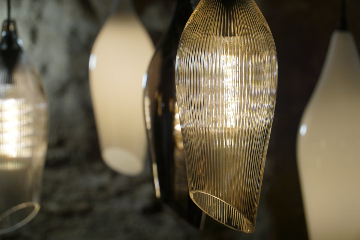 Carmen M Ribbed Cognac Pendant