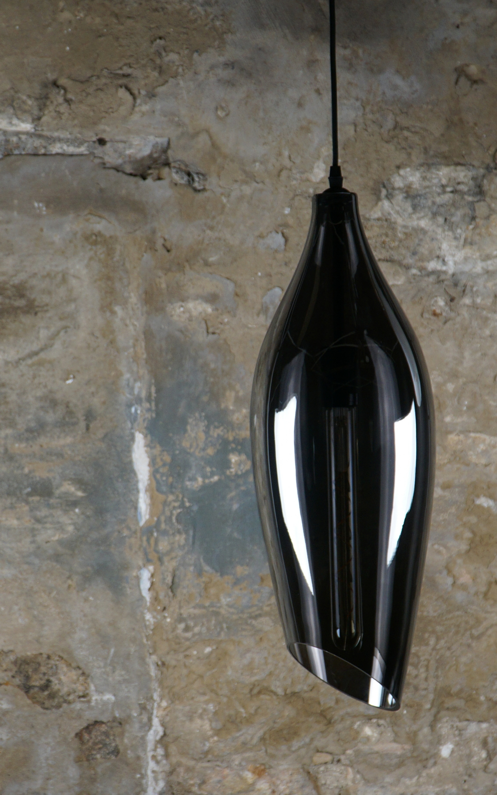 Carmen L Smooth Smoke Pendant