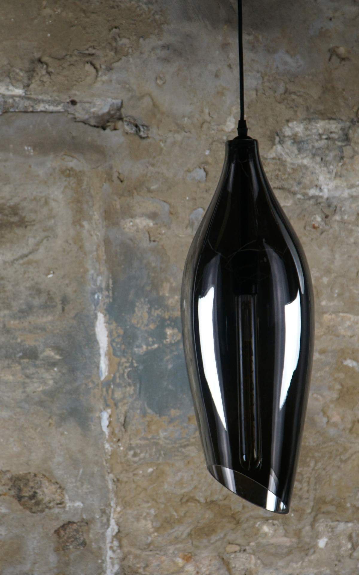 Carmen L Smooth Smoke Pendant