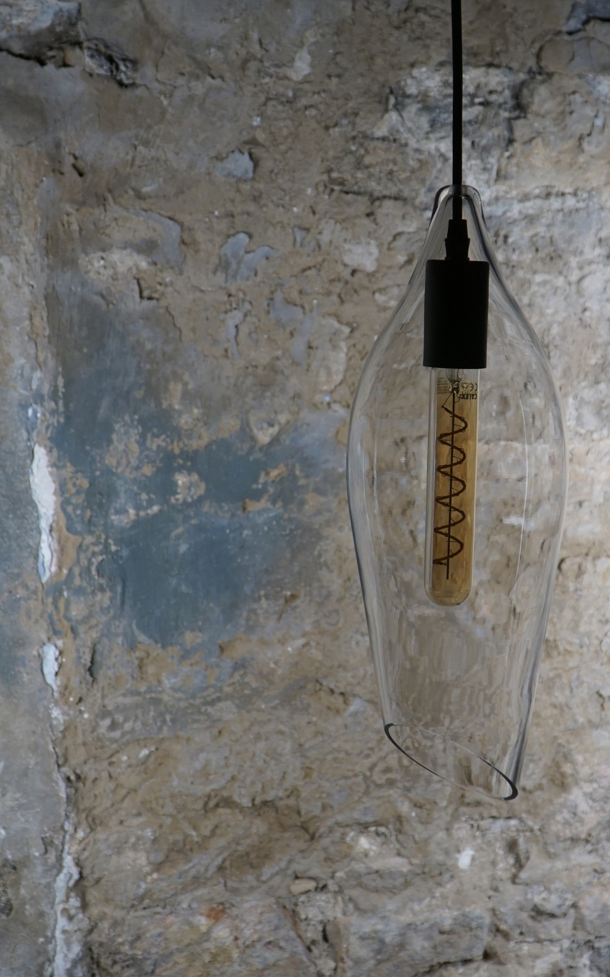 Carmen M Smooth Clear Pendant