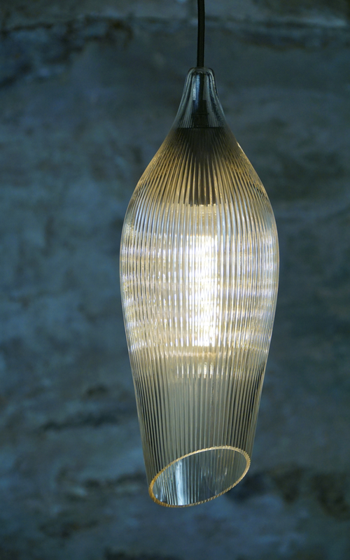 Carmen M Ribbed Cognac Pendant