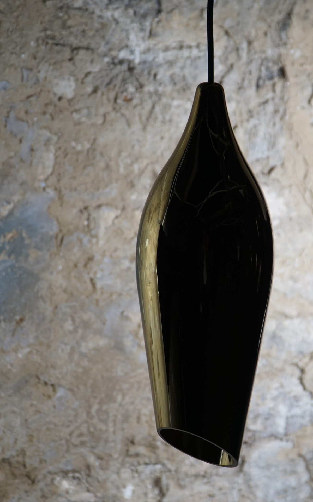 Carmen M Smooth Gold Pendant