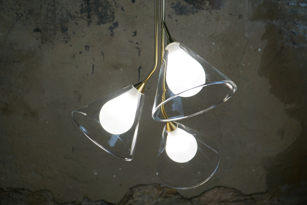 Salvino Clear 3-light Pendant