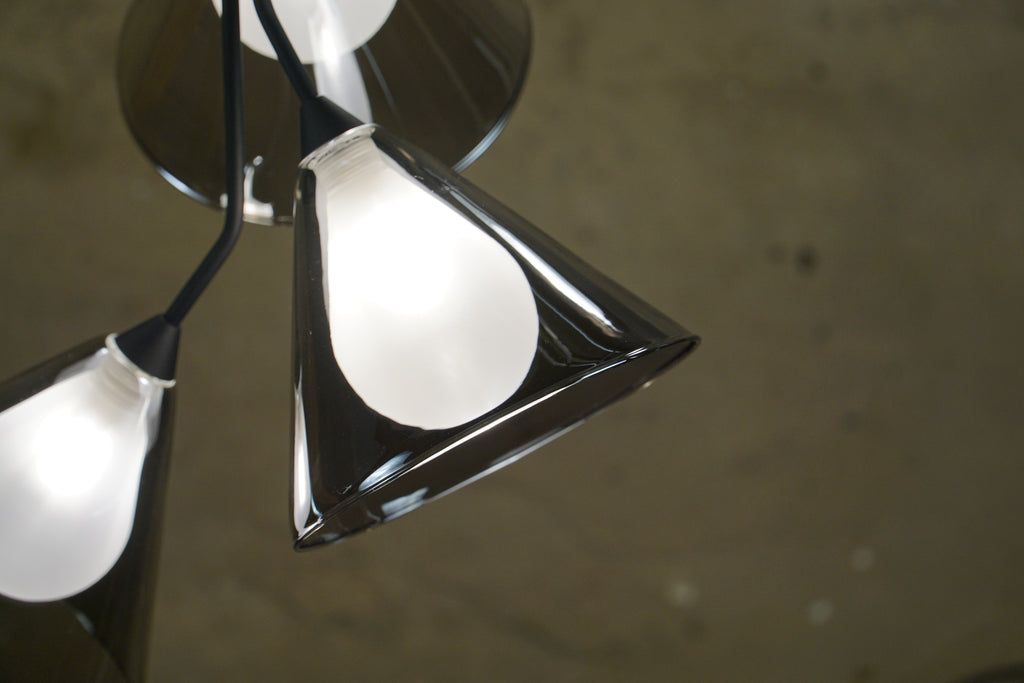 Salvino Smoke 3-light Pendant