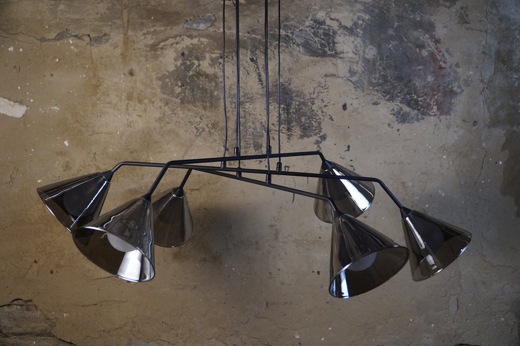 Salvino Smoke 6-light Pendant