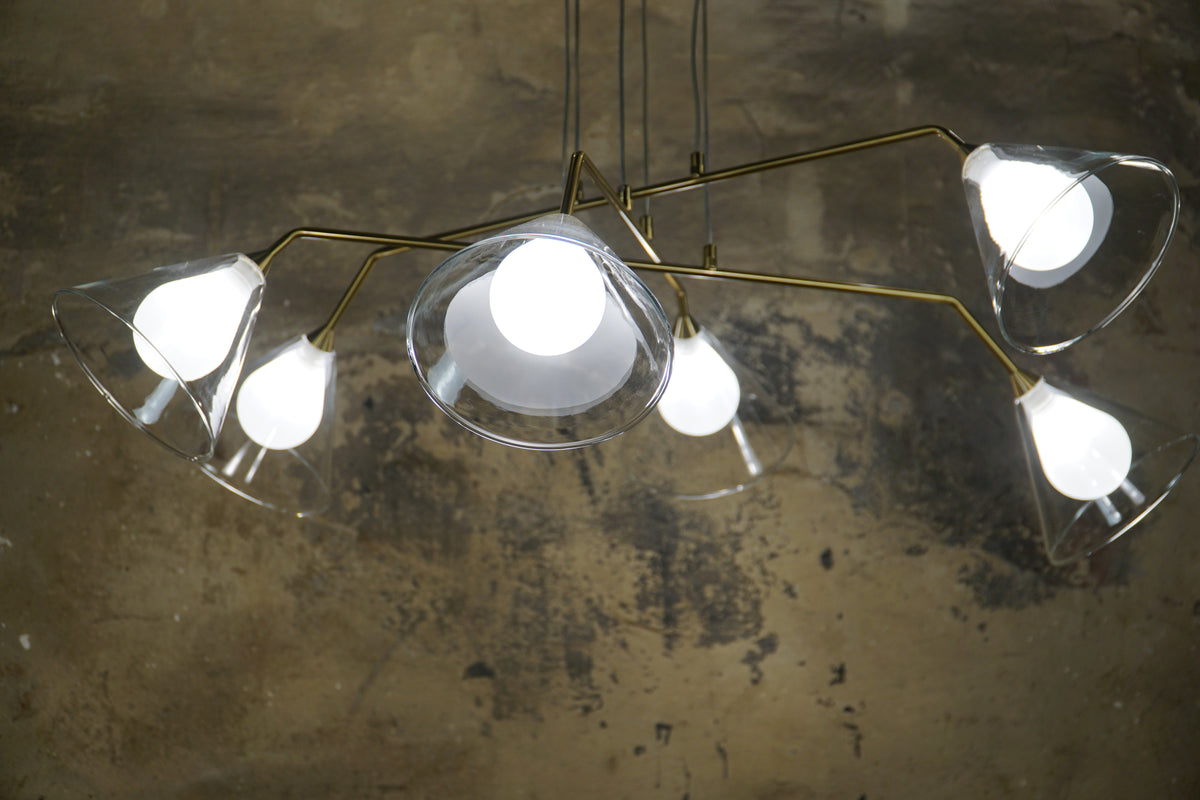 Salvino Clear 6-light Pendant