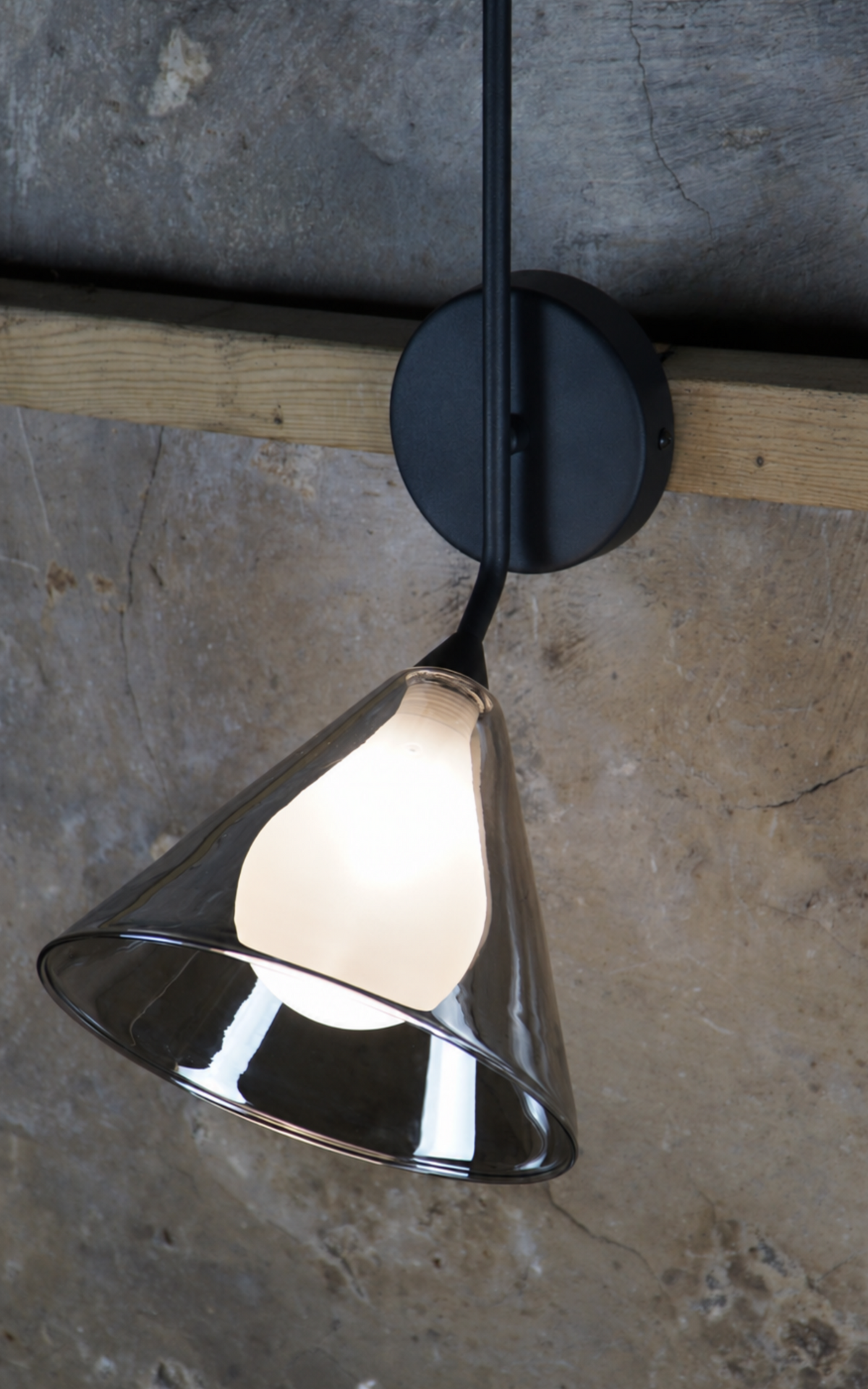 Salvino Smoke Wall Light