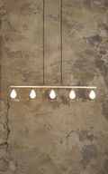 Salvino Clear 5-light Pendant