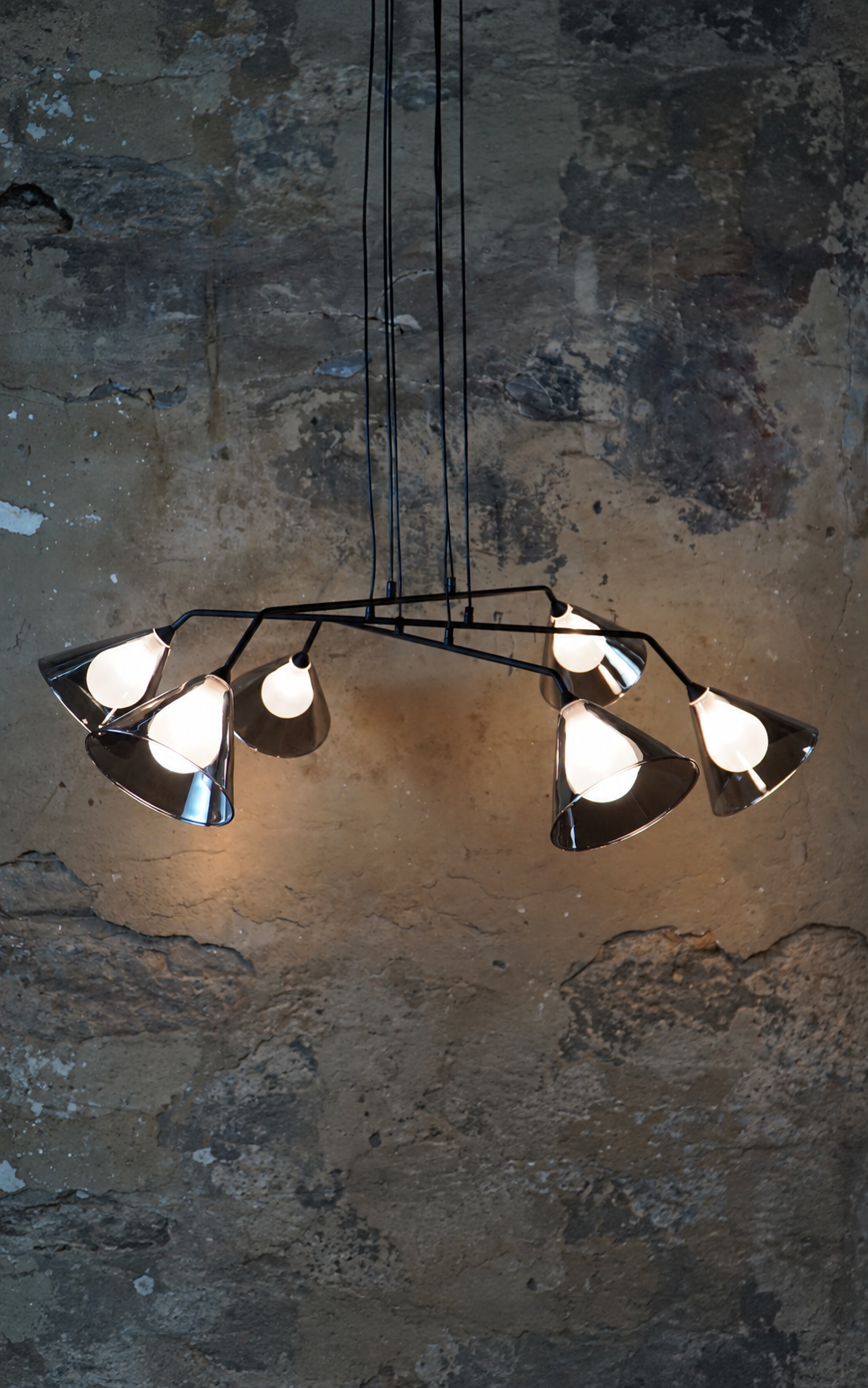 Salvino Smoke 6-light Pendant