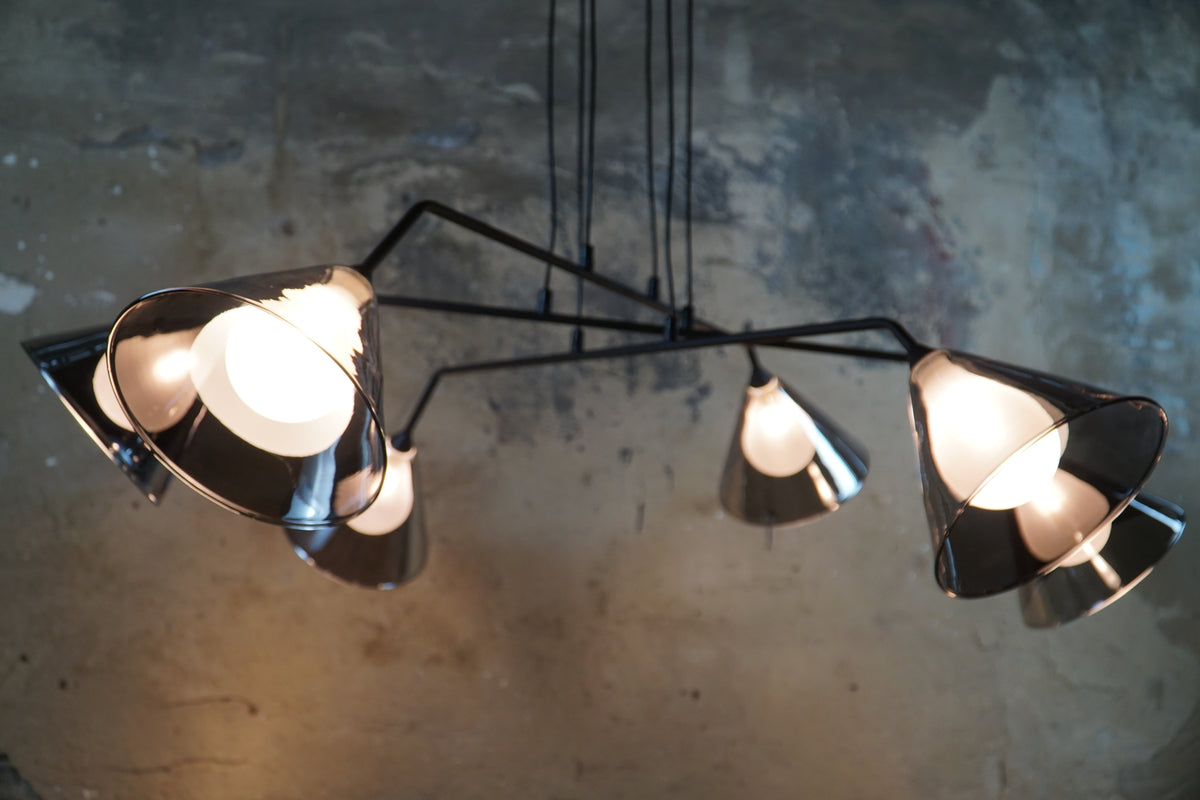 Salvino Smoke 6-light Pendant