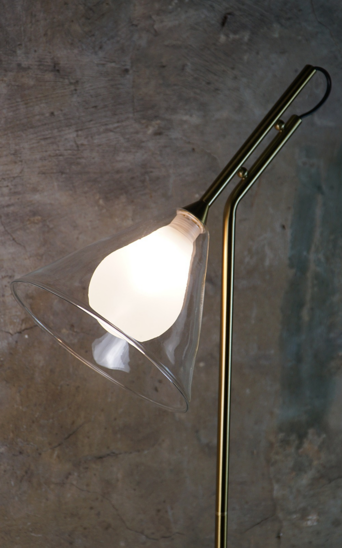 Salvino Clear Floor Lamp