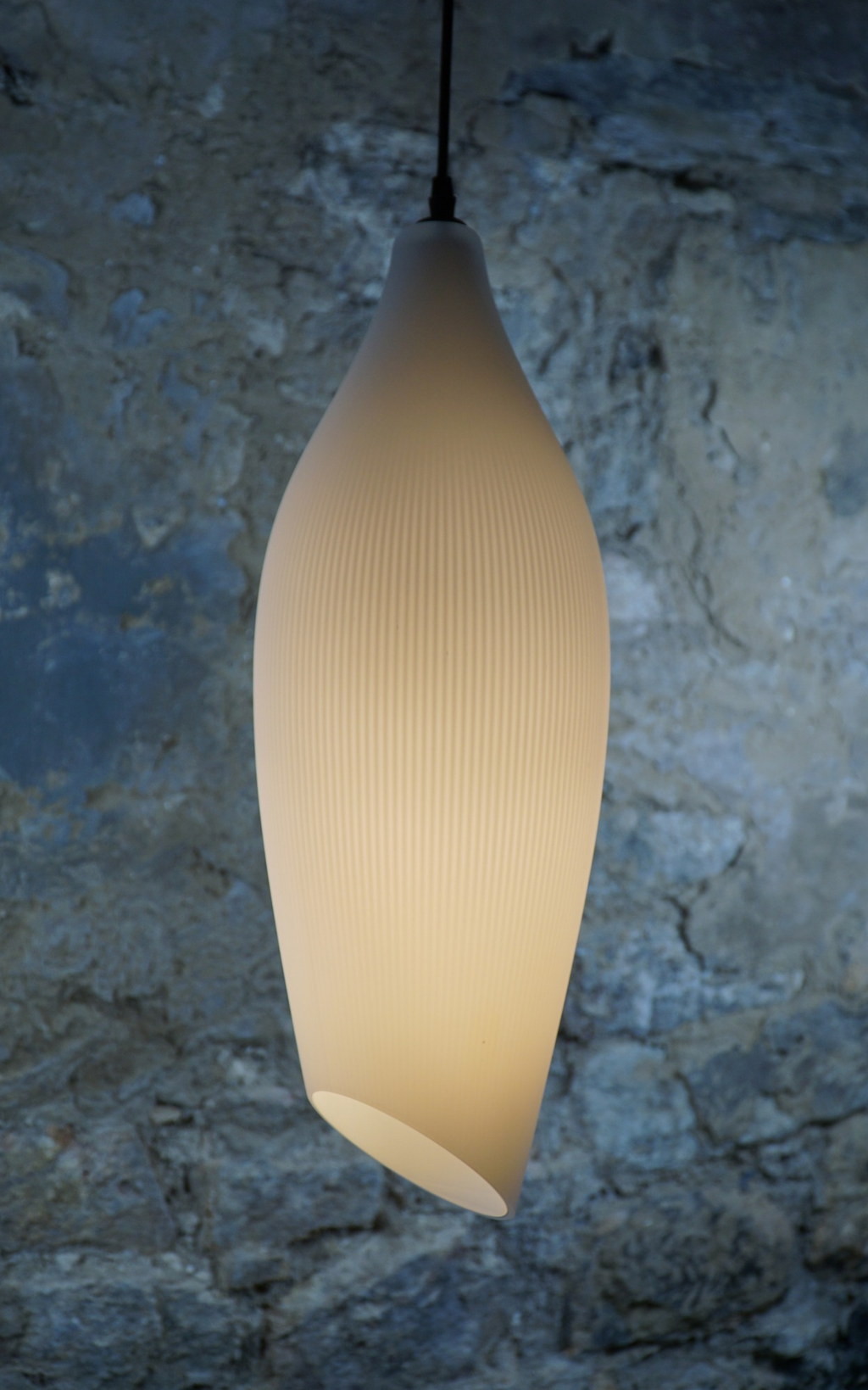 Carmen L Ribbed Opal Pendant