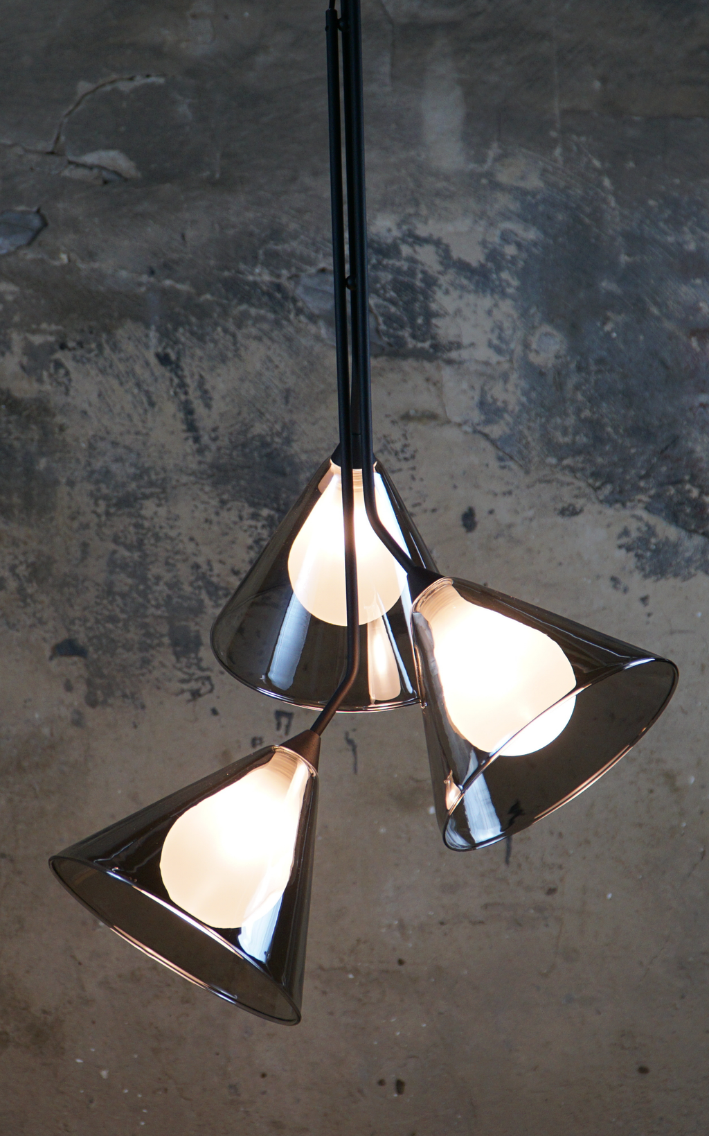 Salvino Smoke 3-light Pendant