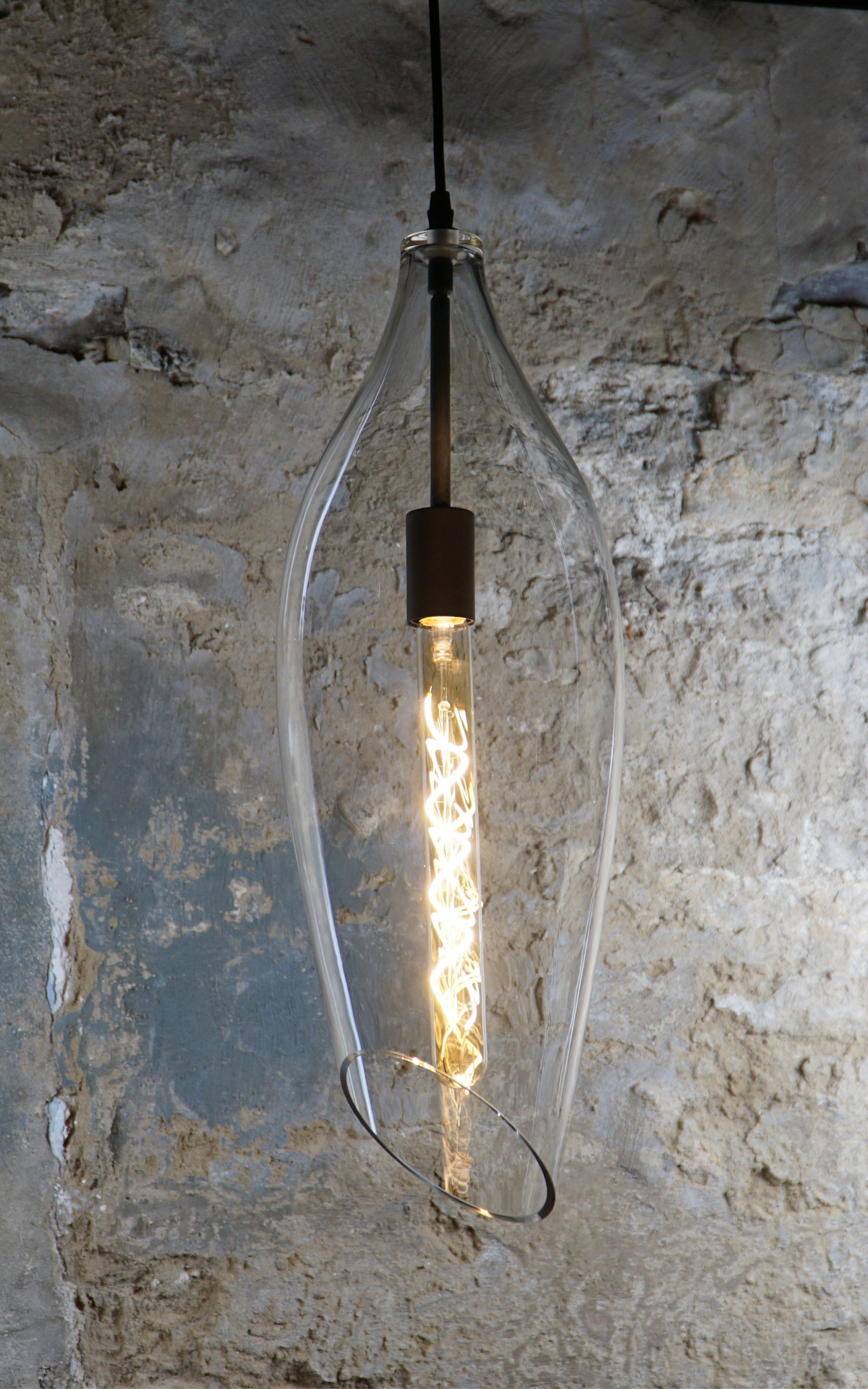 Carmen L Smooth Clear Pendant