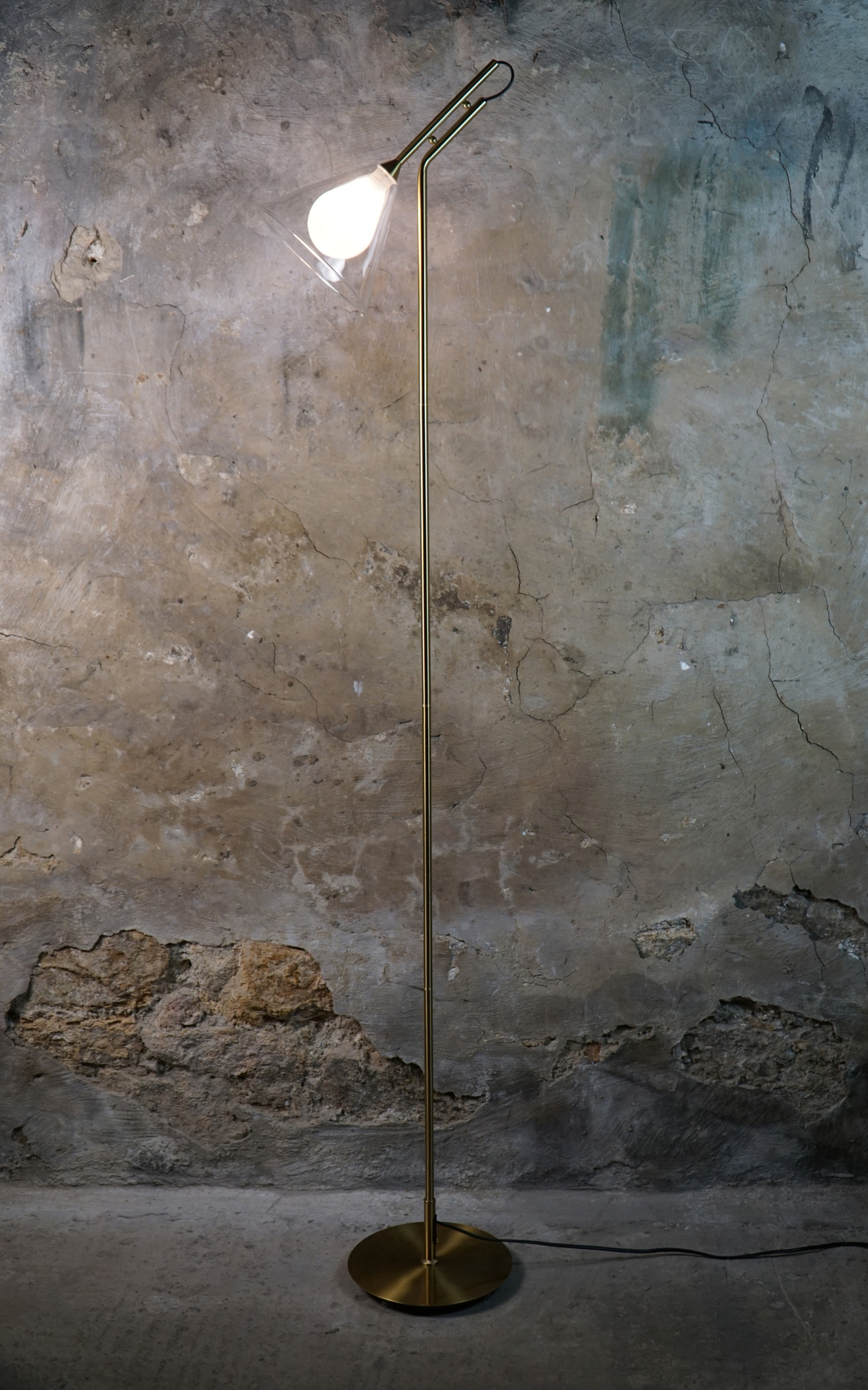 Salvino Clear Floor Lamp